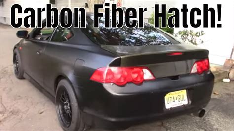 Rsx Carbon Fiber Hatch Install Youtube
