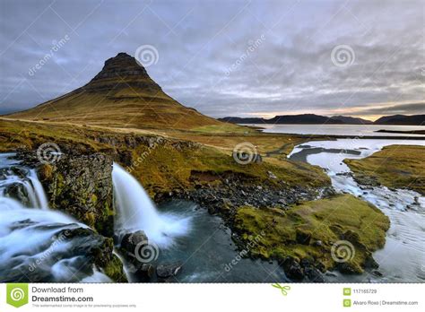 Amazing Icelandic Landscape At The Top Of Kirkjufellsfoss