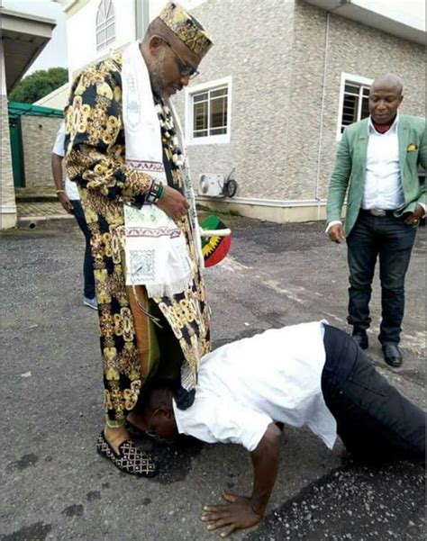 I gave him political limelight and i exposed him politically and appointed him the chairman of apga in 2002, and, he remained loyal to my own chapter of apga even during the crisis and up to 2011. Where Is Nnamdi Kanu? - Politics - Nigeria