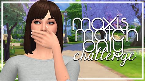 The Sims 4 Maxis Match Challenge Youtube