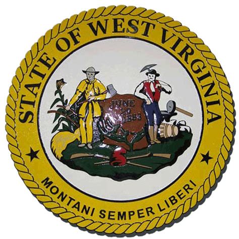 West Virginia State Seal Plaque American Plaque Company Military