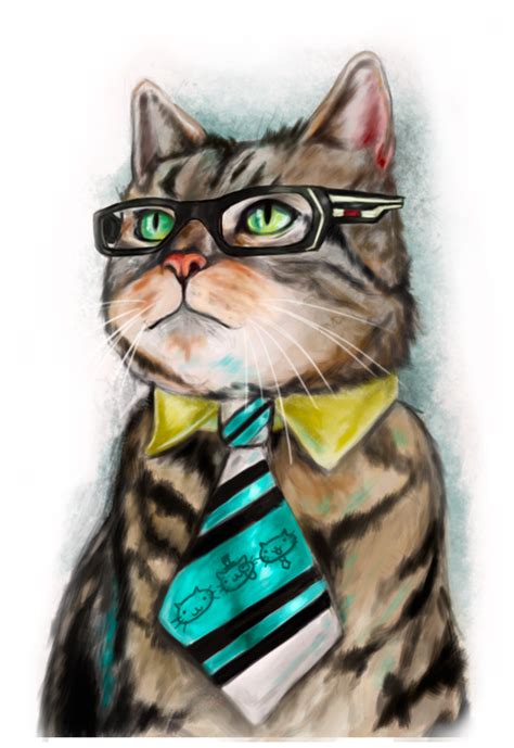 Business Cat By Irissu On Deviantart