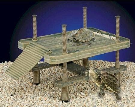 Penn Plax Decorative Turtle Pier Floa Turtle Basking Platform