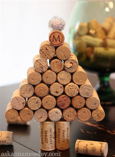 Wine Cork Christmas Tree 100 Days Of Homemade Holiday Inspiration