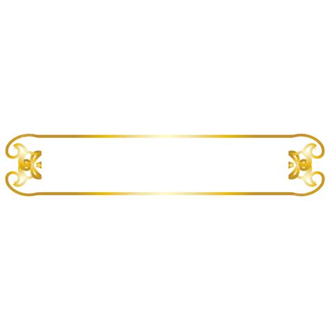 Luxury Gold Border Vector Design Images Luxury Gold Title Border