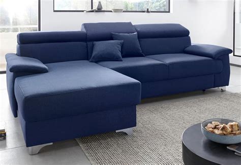 Größeres ecksofa mit bettfunktion kann jemandem dasjenige gefühl geben, freier oder aber ausgefallener zu sein, doch andere fühlen sich fehl am platz. DOMO collection Ecksofa, wahlweise mit Bettfunktion und ...