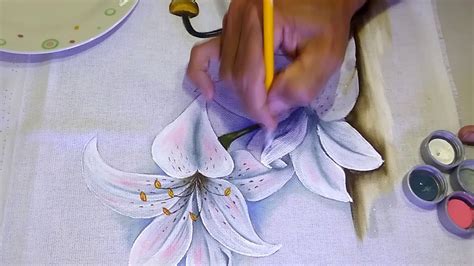 Roberto Ferreira Novo Projeto Aprenda a Pintar Lírio YouTube