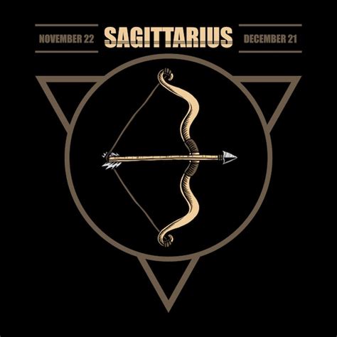 Premium Vector Sagittarius Zodiac Illustration