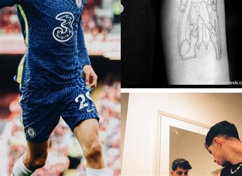 Chelsea Star Kai Havertz Show Off His New Batman Tattoo Photos