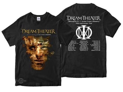 Jual Kaos Dream Theater Metropolis Part 2 Premium Tshirt Dream Theater