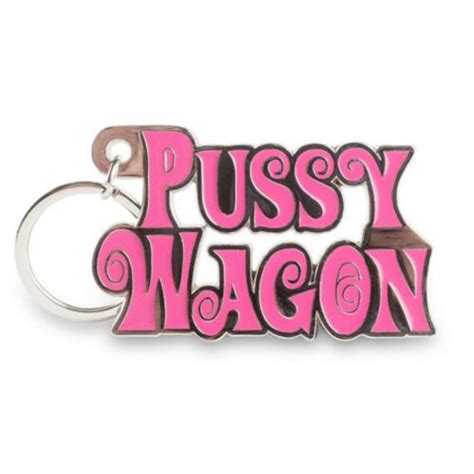 Pussy Wagon Kill Bill Movie Zinc Alloy Keychain Pink Letter Keychain Car T Ebay