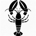 Lobster Icon Crayfish Seafood Crawfish Silhouette Expensive