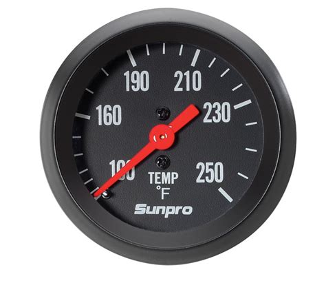Oil Temp Gauge Replacement Gauge Only Cp7105 Sunpro 2 Electrical Water