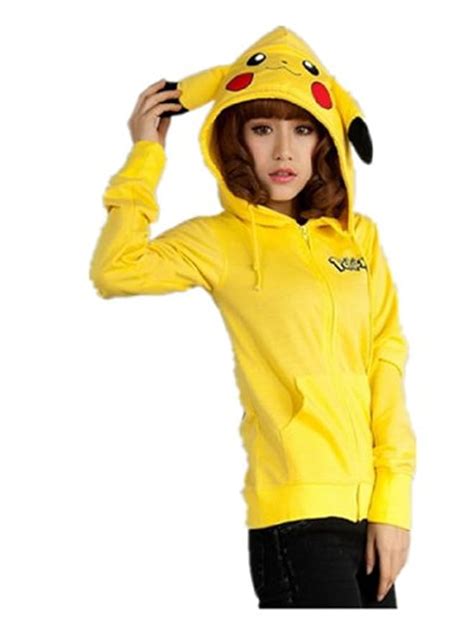 Pokemon Pikachu Hoodie Zip Top Hoodies Sweatshirt Jacket L Uk 10
