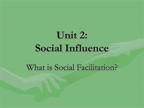 Ppt Unit 2 Social Influence Powerpoint Presentation Free Download