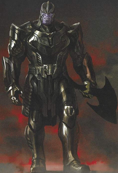 Avengers Endgame Concept Art Reveals Warlord Thanos And More