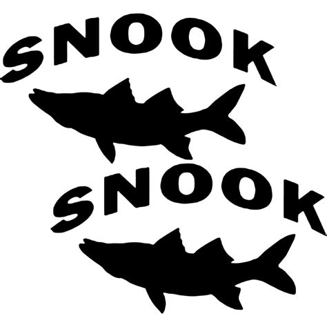 Snook Sport Fishing 23 Die Cut Decals Stickers Decalshouse