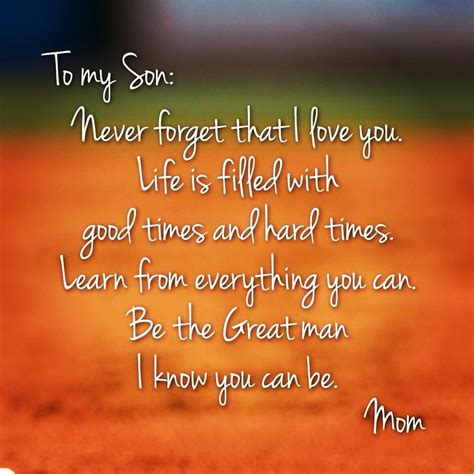 Inspirational Quotes For Your Son Inspiration