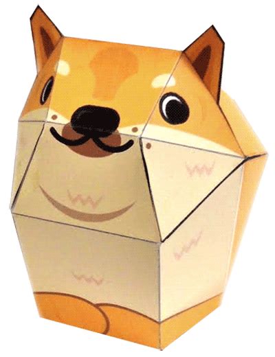 13easy Doge Papercraft Template Thedoorcfctaylorsville