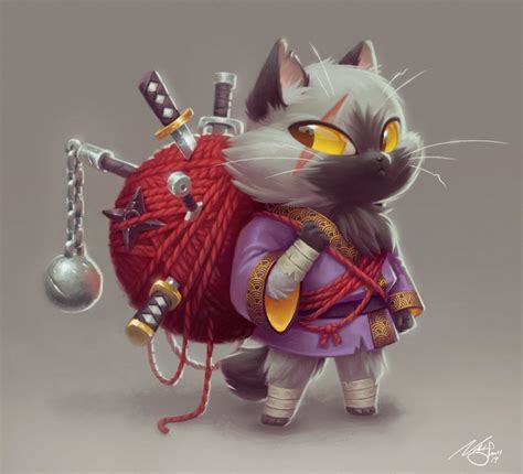 Winners Of The Ninja Cats Challenge Character Design Fantasy