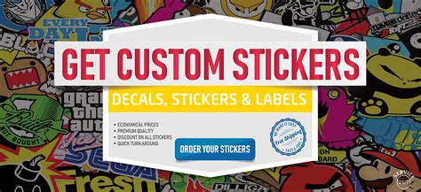 Custom Stickers Printing Logo Stickers Printed Stickers Maker In Uk