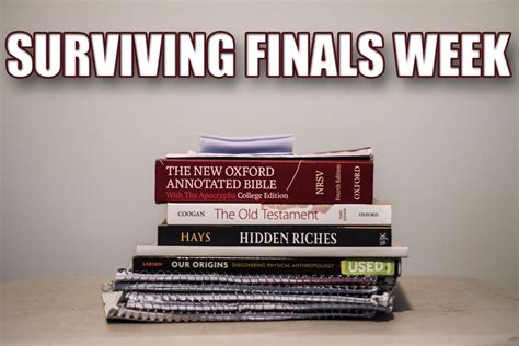 How To Survive Finals Week Starting Now Grand Central Magazine