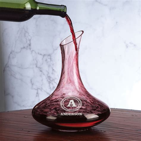 Personalized Wine Decanter Set