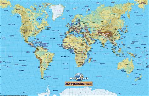 Mapamundi Mapas Del Mundo Y Mucho Más Mapamundi Mapa Del Mundo Físico