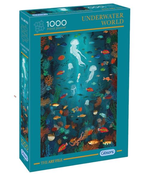 Underwater World By The Art File 1000 Piece Puzzle By Gibsons Hampton