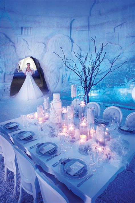 37 Spectacular Winter Wonderland Wedding Decoration Ideas Roundecor