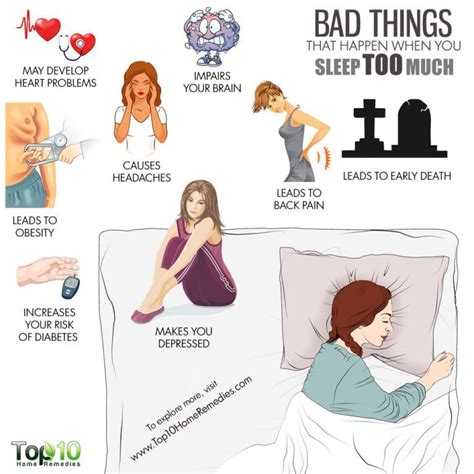 Bad Things That Happen To Your Health When You Sleep Too Much Top 10 Home Remedies