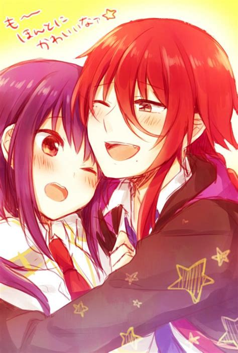 Anime Couple Cute Kamigami No Asobi Otome Game Anime
