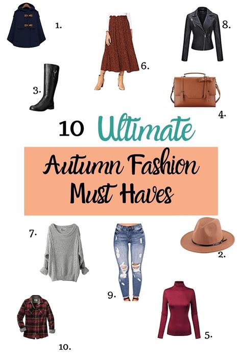 10 Ultimate Autumn Fashion Must Haves Autumn Fashion Fashion