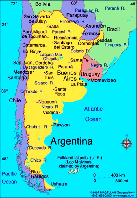 Mapa Mundi Mapa Da Argentina