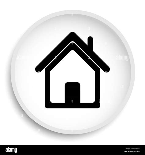 Home Icon Home Website Button On White Background Stock Photo Alamy