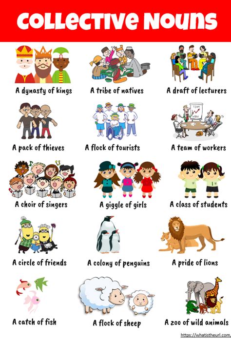 Onlinelearninggrammar List Of Collective Nouns