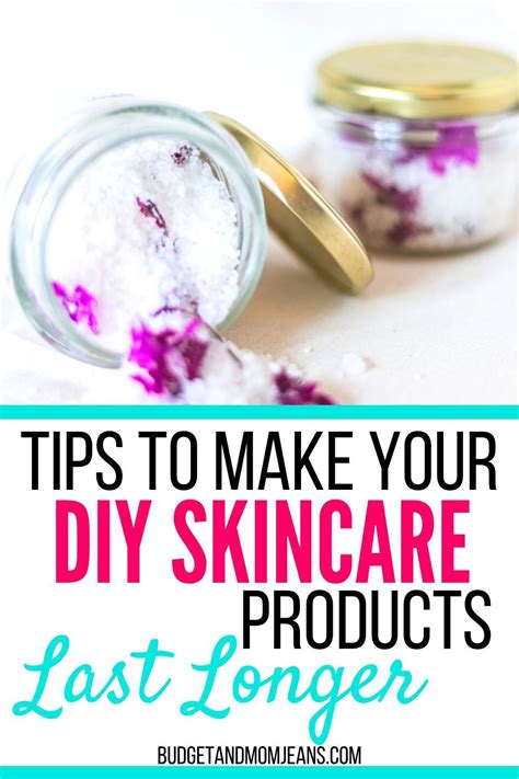 Tips To Make Your Diy Skincare Products Last Longer In 2021 Homemade Skin Care Recipes