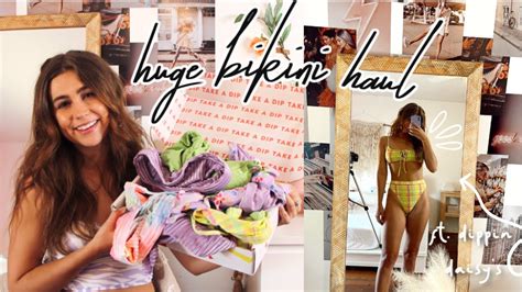 Bikini Try On Haul Summer Ft Dippin Daisy S Youtube