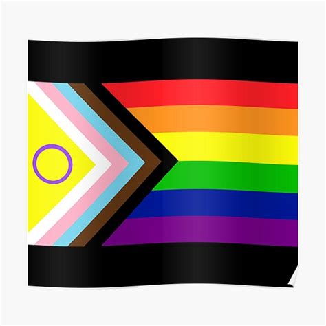 Intersex Inclusive Progress Pride Flag Poster For Sale By Nyxfn