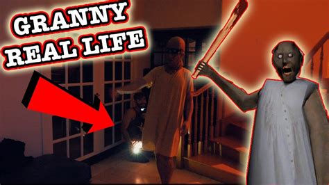 Granny Horror Game In Real Life Can You Escape Granny Youtube