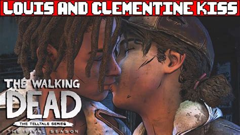 Louis Kisses Clementine The Walking Dead Season 4 Episode 2 Youtube