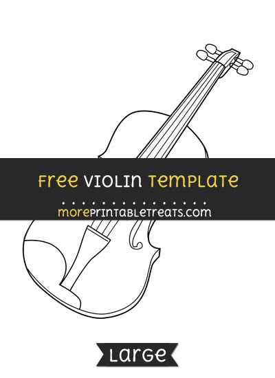 Violin Template Large