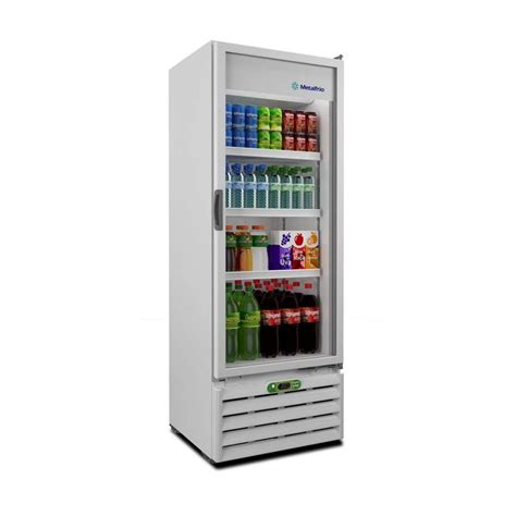Refrigerador Vertical Metalfrio Vb R Porta De Vidro Litros