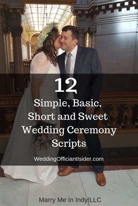 12 Simple Basic Short And Sweet Wedding Ceremony Scripts Wedding Ceremony Script Wedding