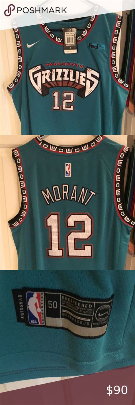 Ja Morant Throwback Green Vancouver Grizzlies In 2022 Throwback