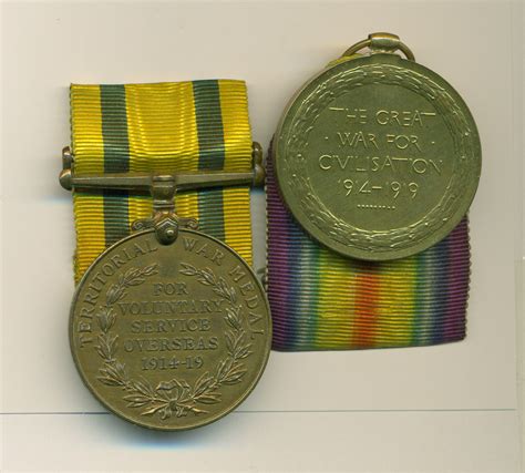 Victory Medal 1914 1919 2310 Cpl P Carman Middx R Territorial