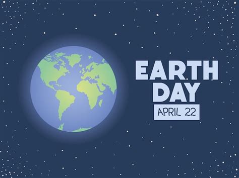 Premium Vector World Planet Earth Day Celebration