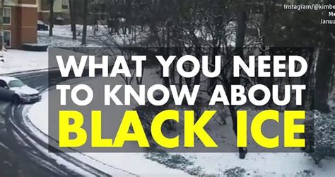 What You Need To Know About Driving On Black Ice