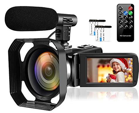 Video Camera Camcorder Full Hd 1080p 30fps 24mp Vlogging Camera For