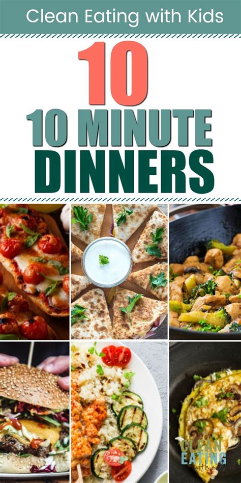 10 Minute Dinner Ideas Recipes Carte